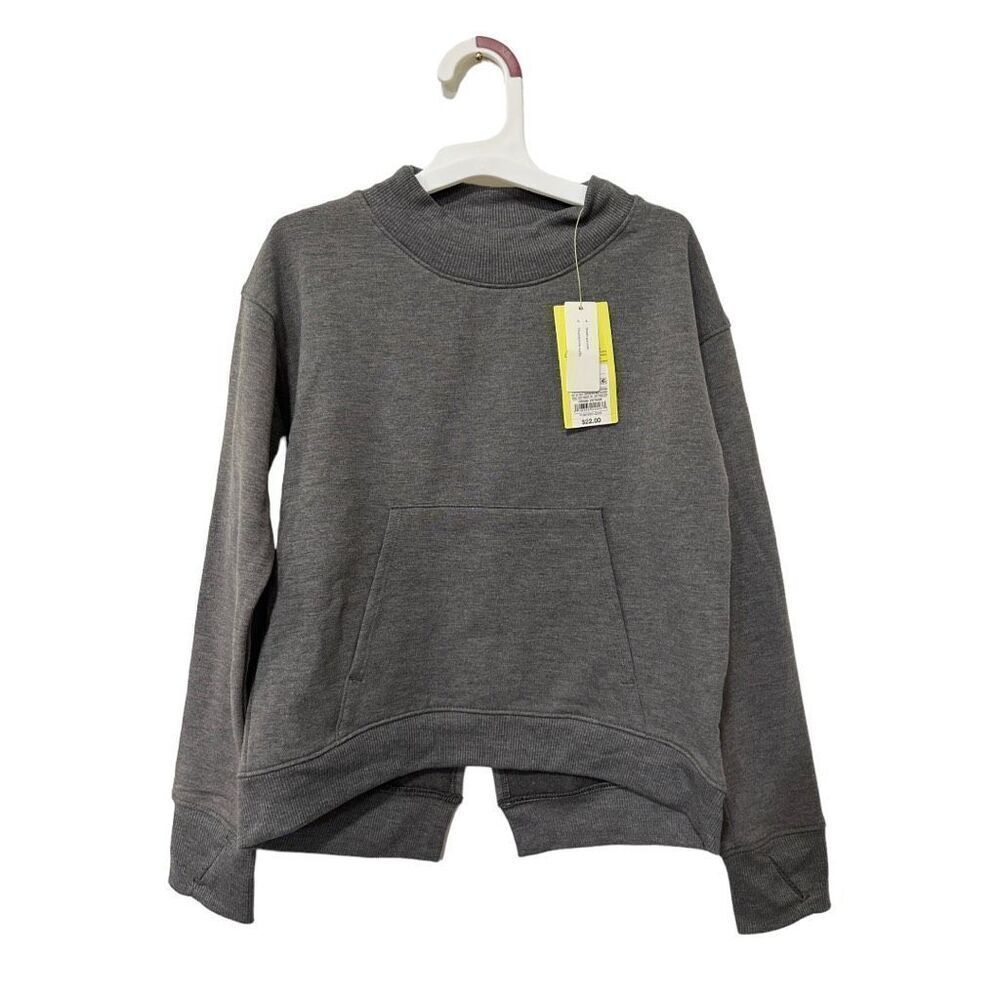 NWT NEW All In Motion Soft Mockneck Pullover Dark Gray Size 4/5 Kids